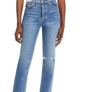 Grlfrnd Reed Cropped Jeans Size 26